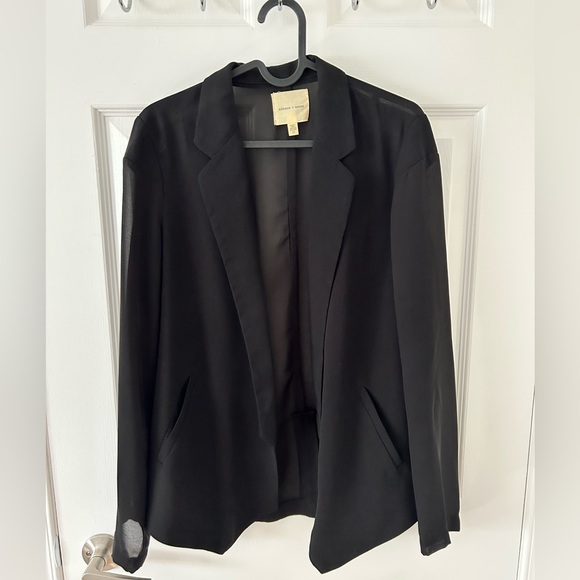 Silence + Noise Sheer Black Blazer - Medium - Picture 1 of 3